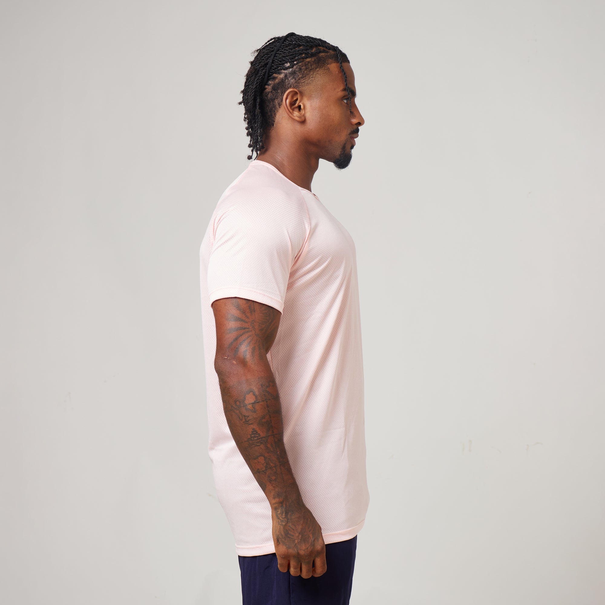 Camiseta Dry Fit New Lupus Rosa Claro