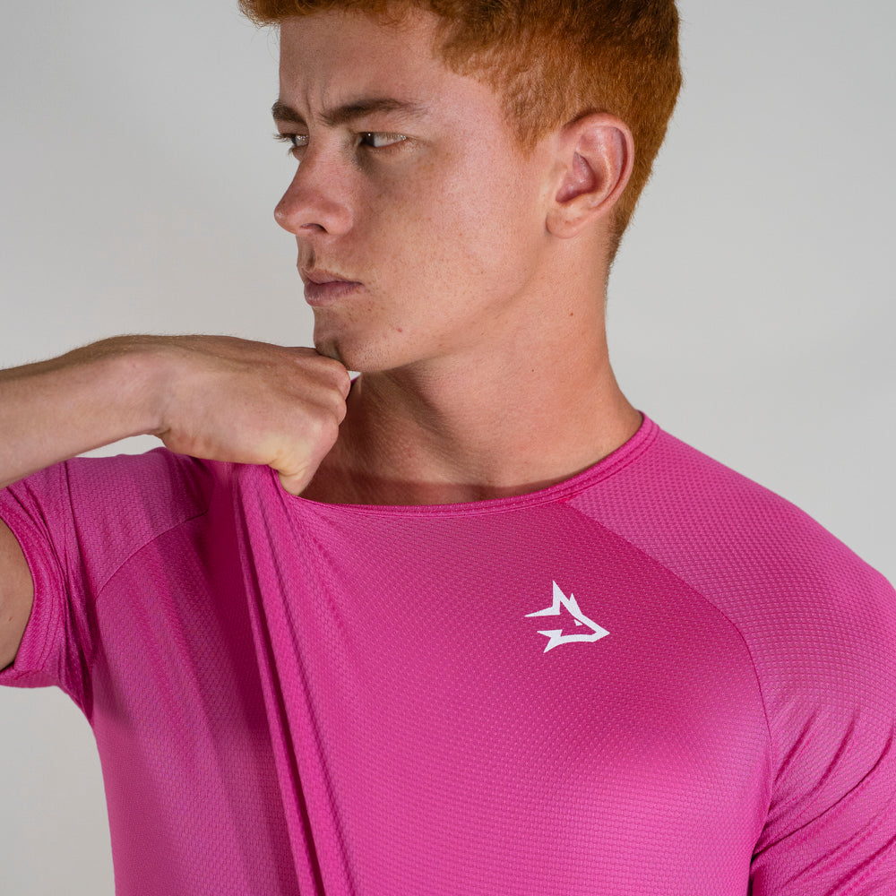 Camiseta Dry Fit New Lupus Rosa Magenta