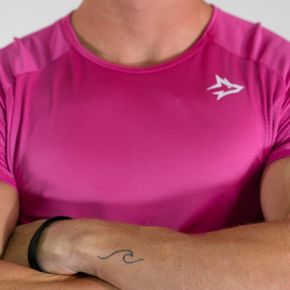 Camiseta Dry Fit New Lupus Rosa Magenta