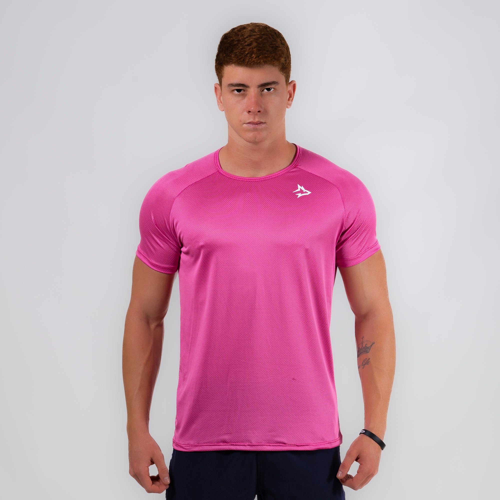 Camiseta Dry Fit New Lupus Rosa Magenta
