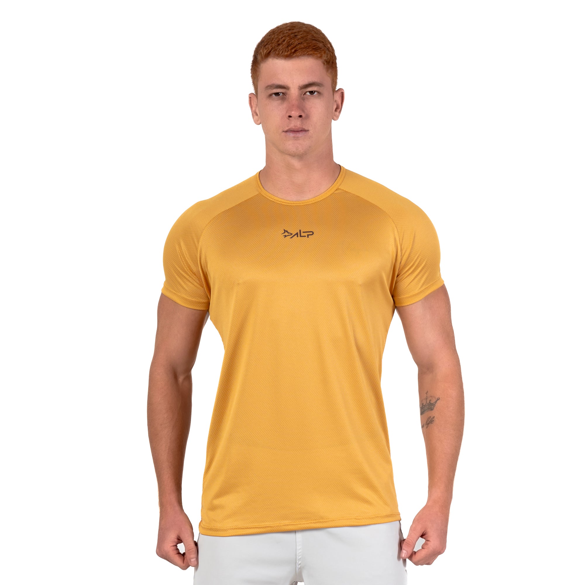 Camiseta Dry Fit New Tenacity Açafrão
