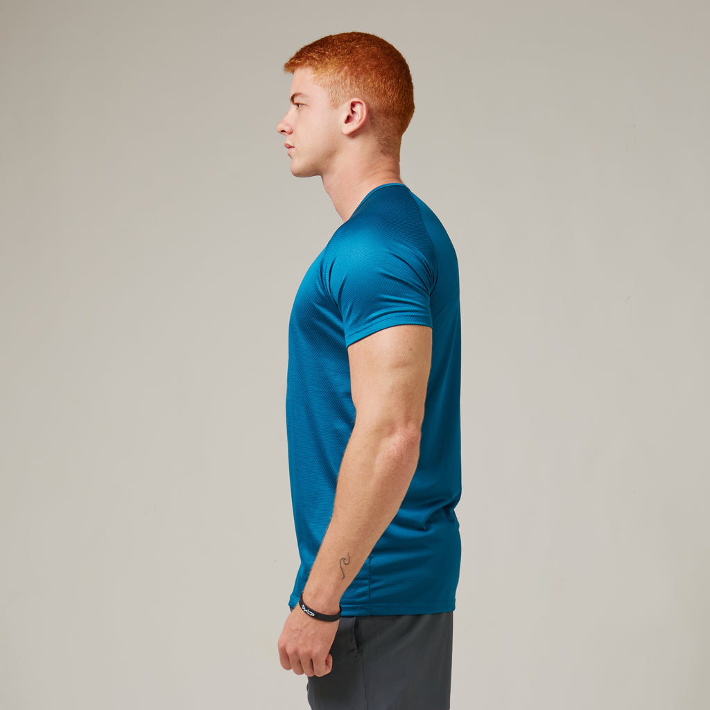 Camiseta Dry Fit New Tenacity Azul Mediterrâneo