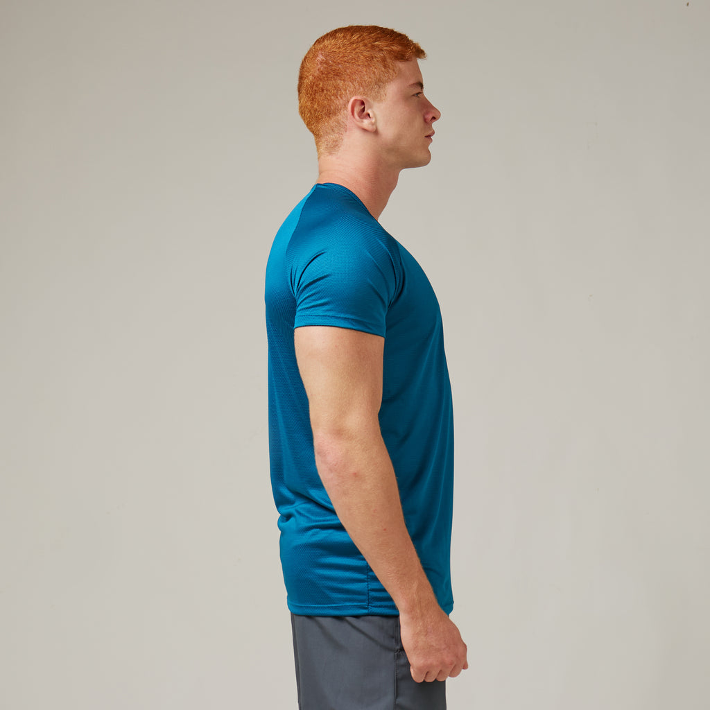 Camiseta Dry Fit New Tenacity Azul Mediterrâneo