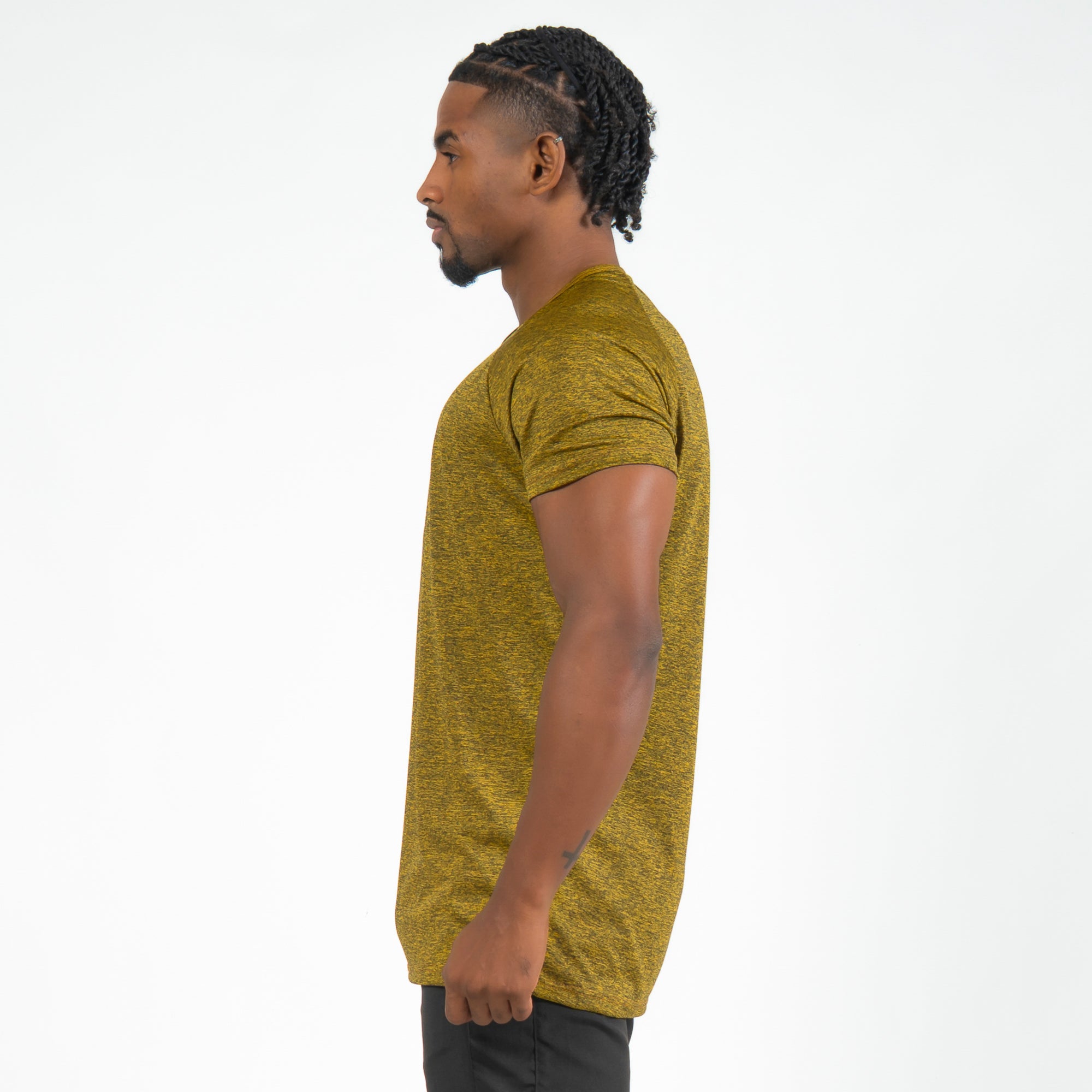 Camiseta Dry Fit New Tenacity Mescla Amarelo
