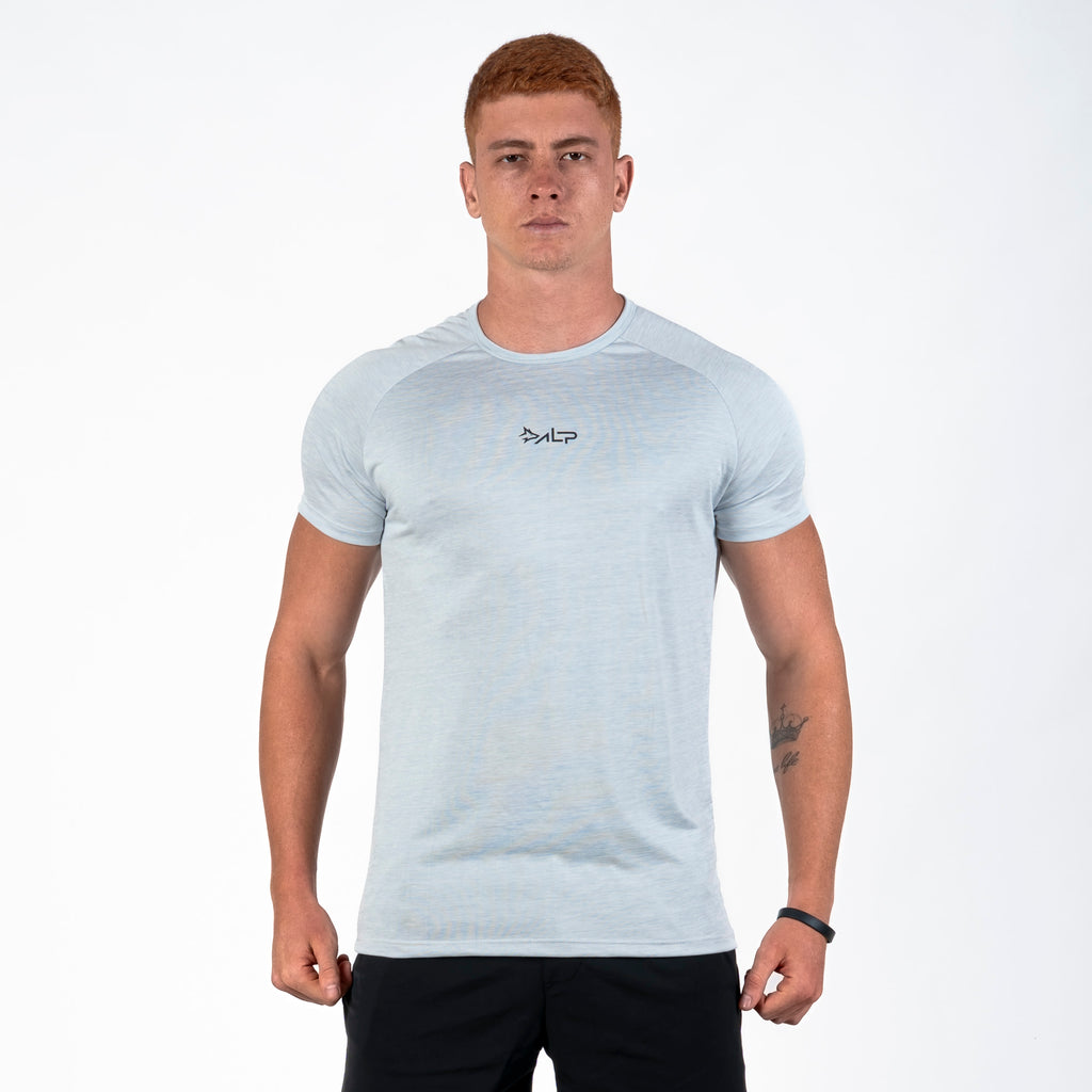 Camiseta Dry Fit New Tenacity Mescla Cinza