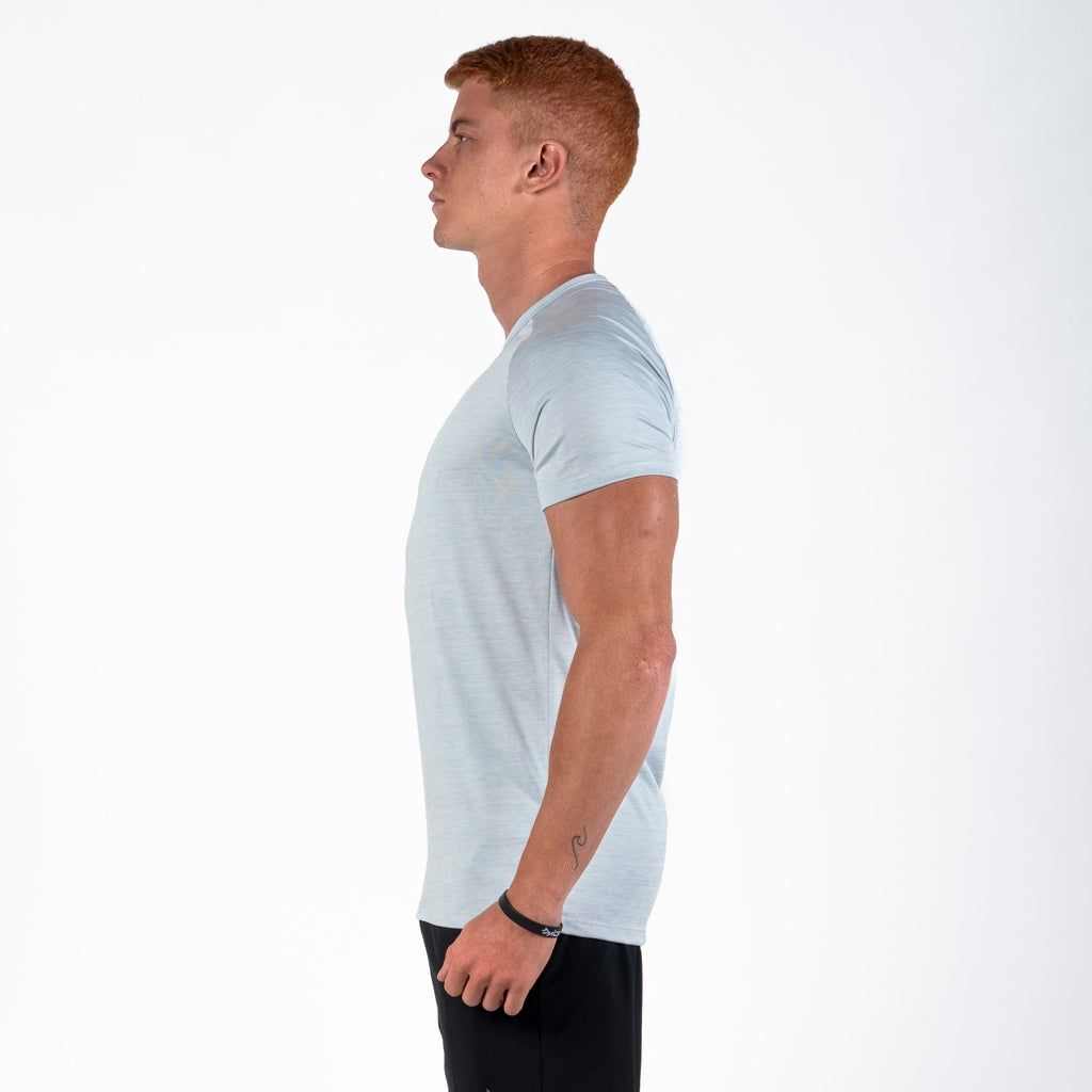 Camiseta Dry Fit New Tenacity Mescla Cinza