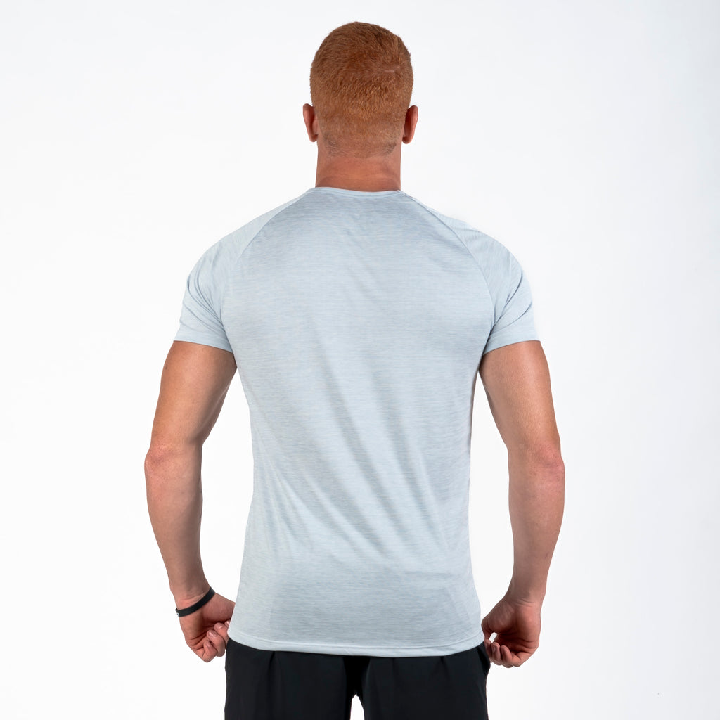 Camiseta Dry Fit New Tenacity Mescla Cinza