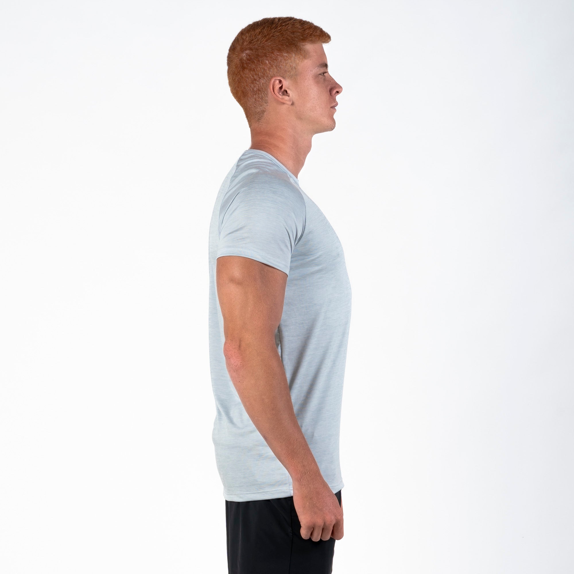 Camiseta Dry Fit New Tenacity Mescla Cinza