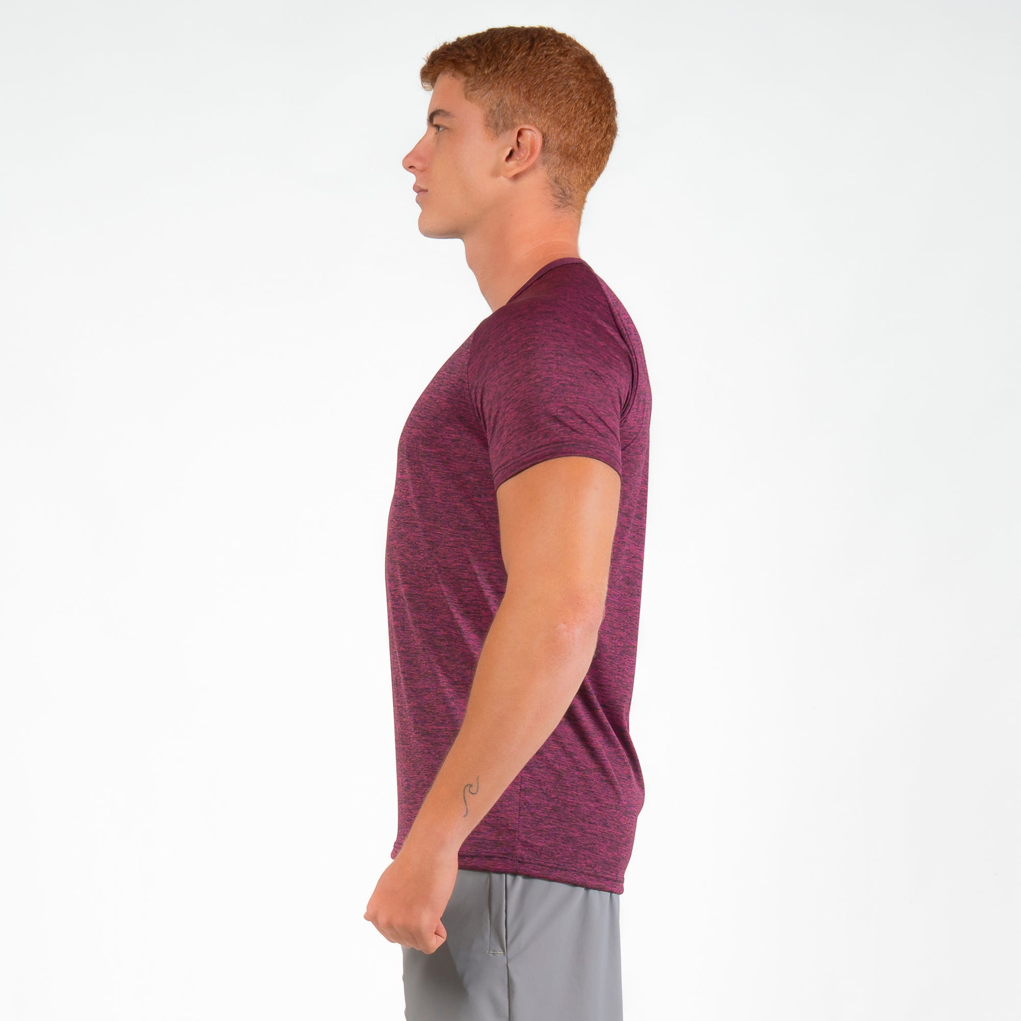 Camiseta Dry Fit New Tenacity Mescla Lilás