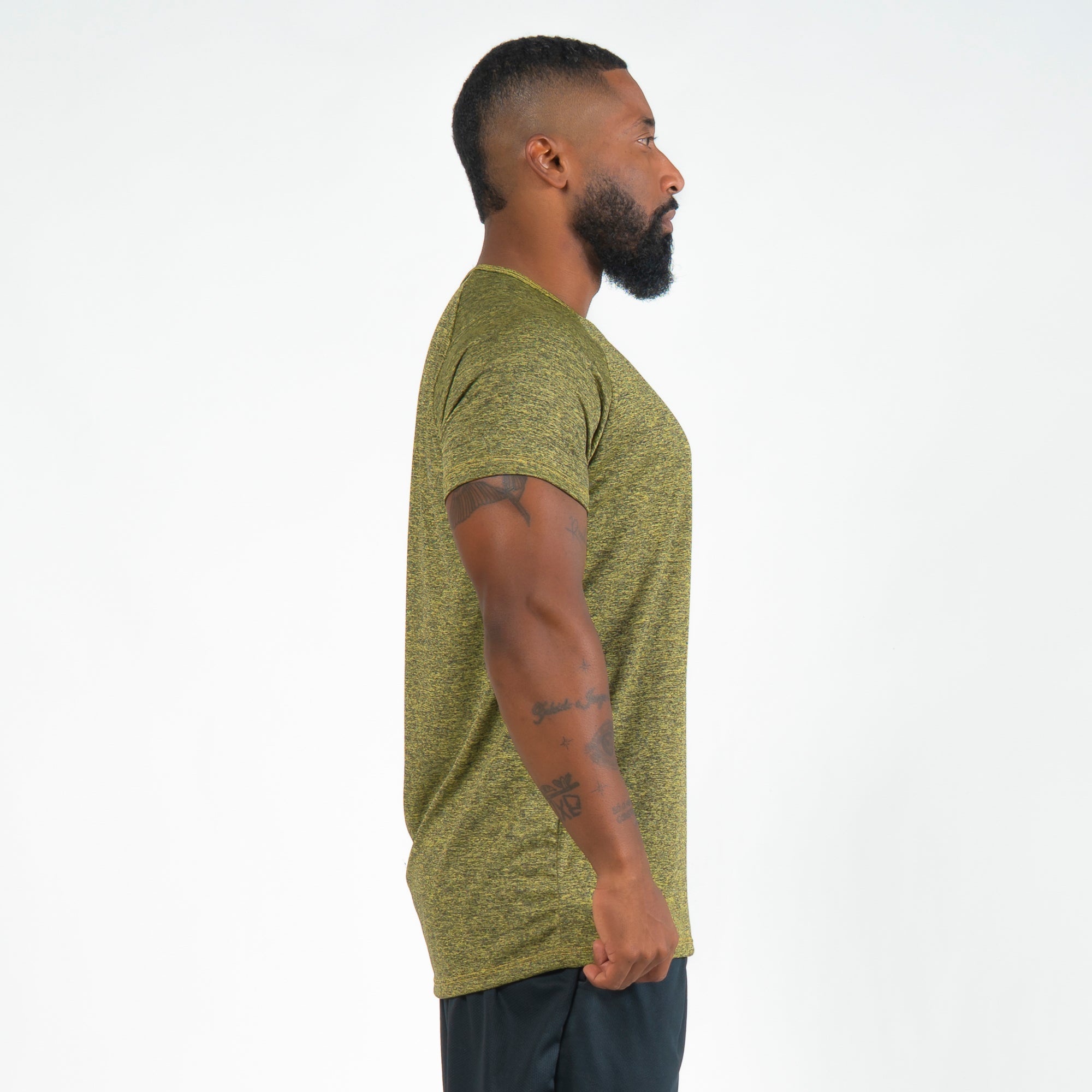 Camiseta Dry Fit New Tenacity Mescla Verde Abacate