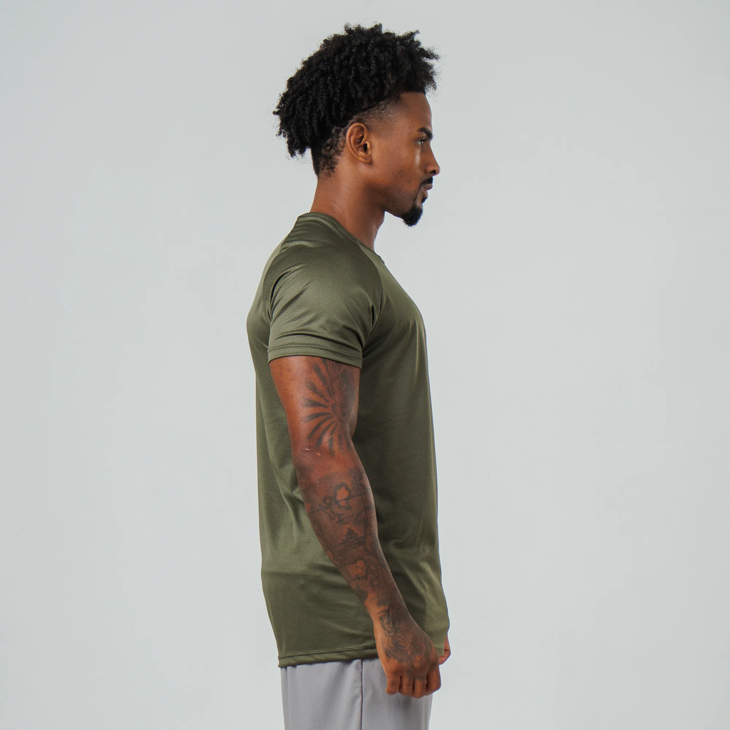 Camiseta Dry Fit Ordem Lupus Verde Uva