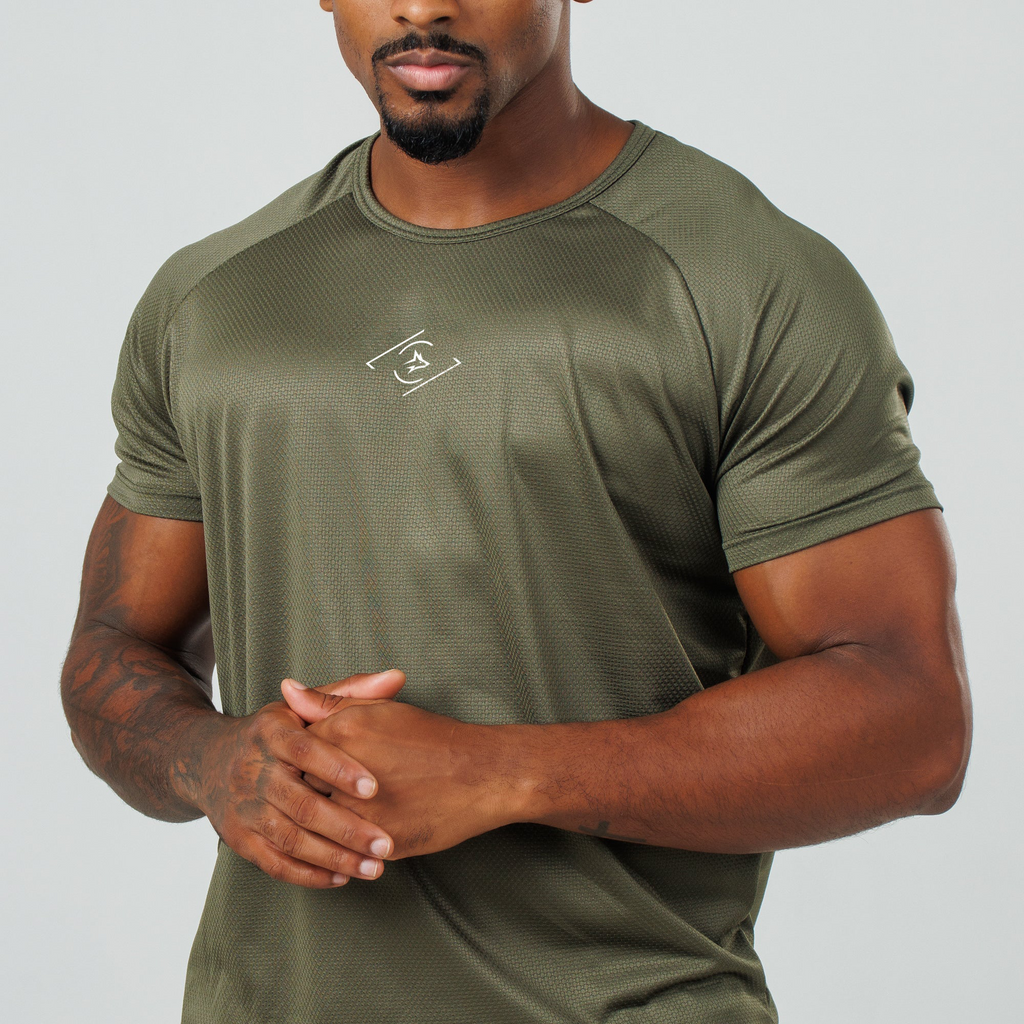 Camiseta Dry Fit Ordem Lupus Verde Uva