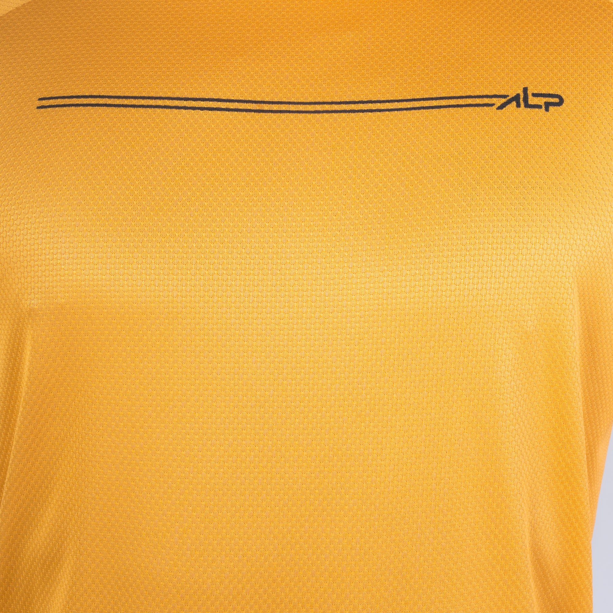 Camiseta Dry Fit Parallel Line Açafrão