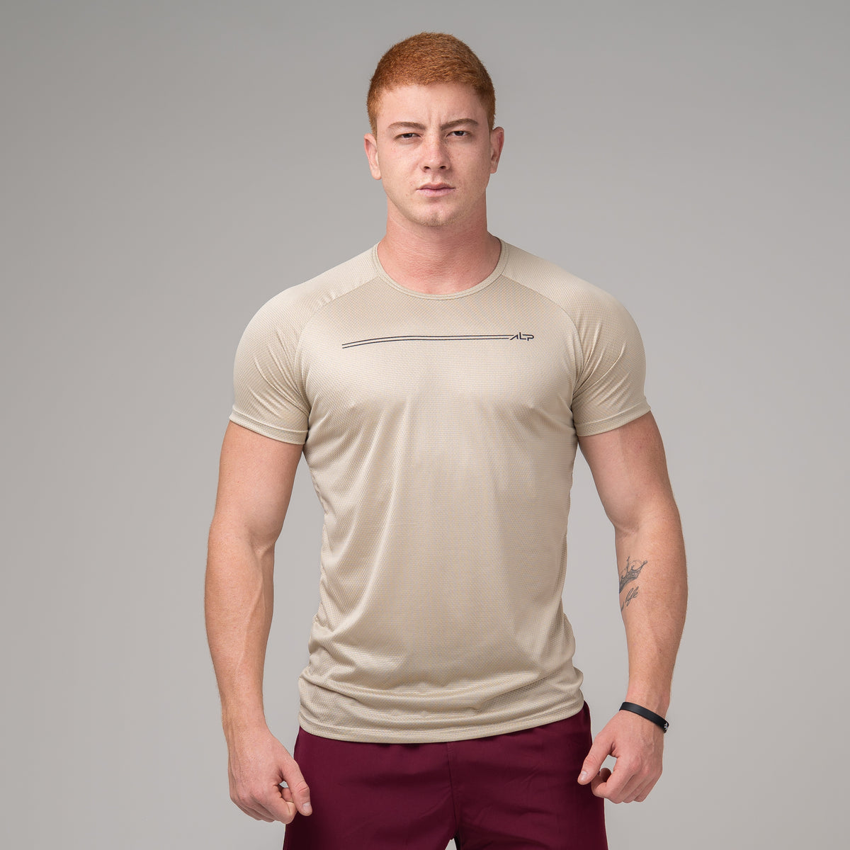 Camiseta Dry Fit Parallel Line Arenoso