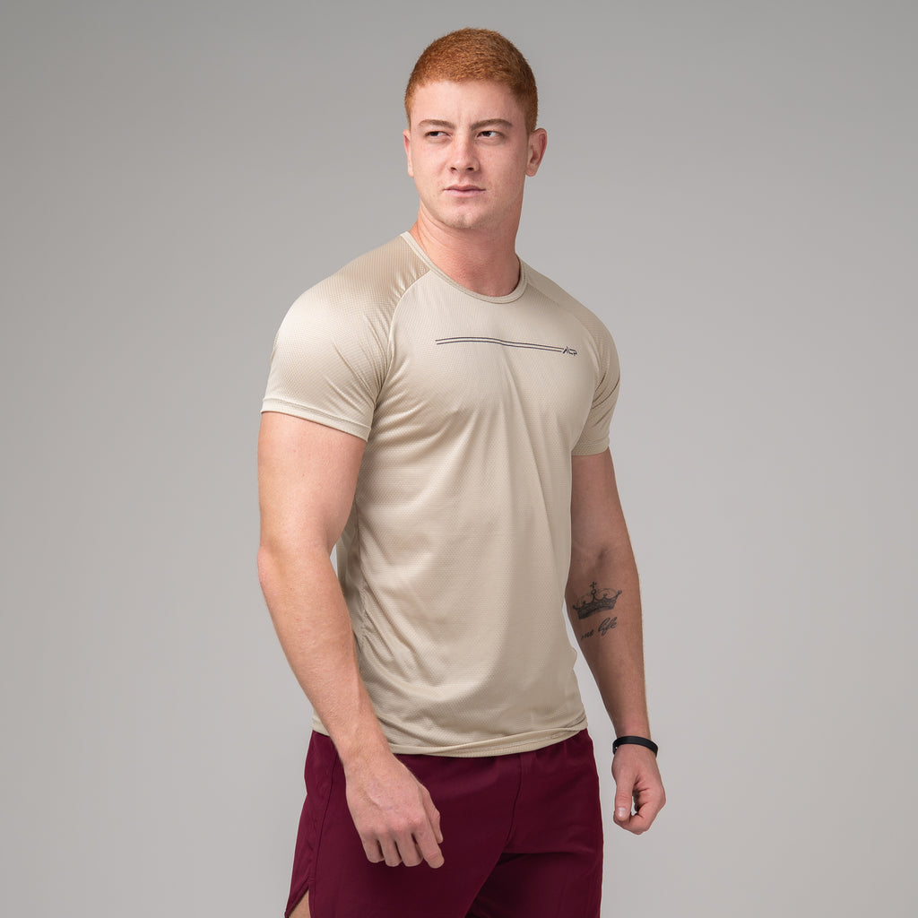 Camiseta Dry Fit Parallel Line Arenoso