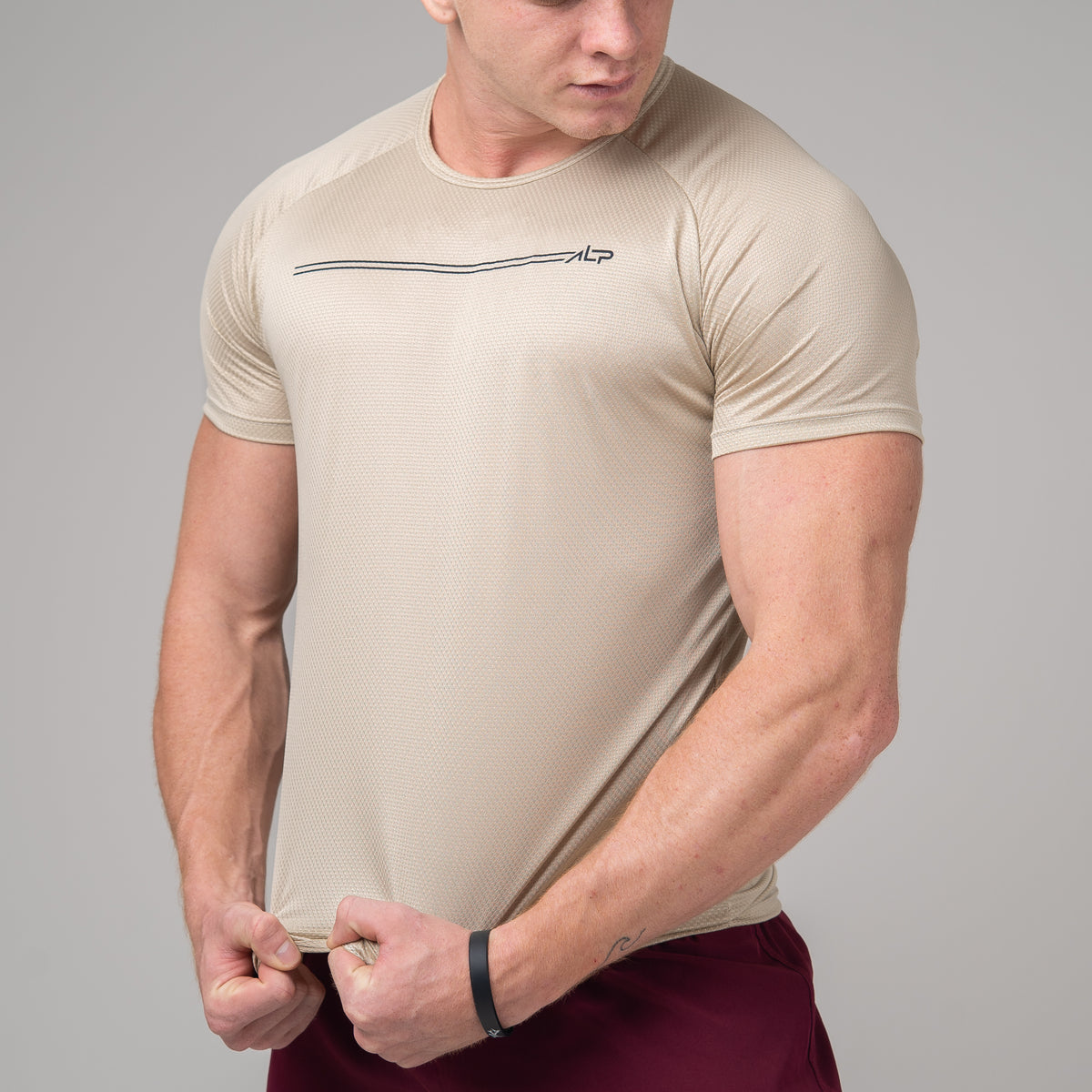 Camiseta Dry Fit Parallel Line Arenoso