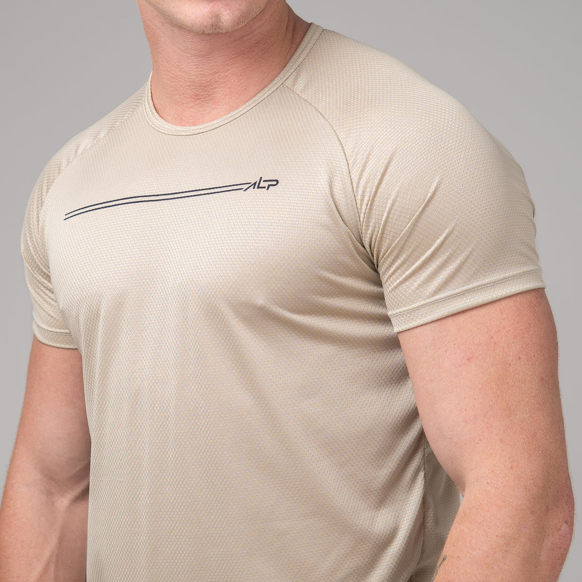Camiseta Dry Fit Parallel Line Arenoso