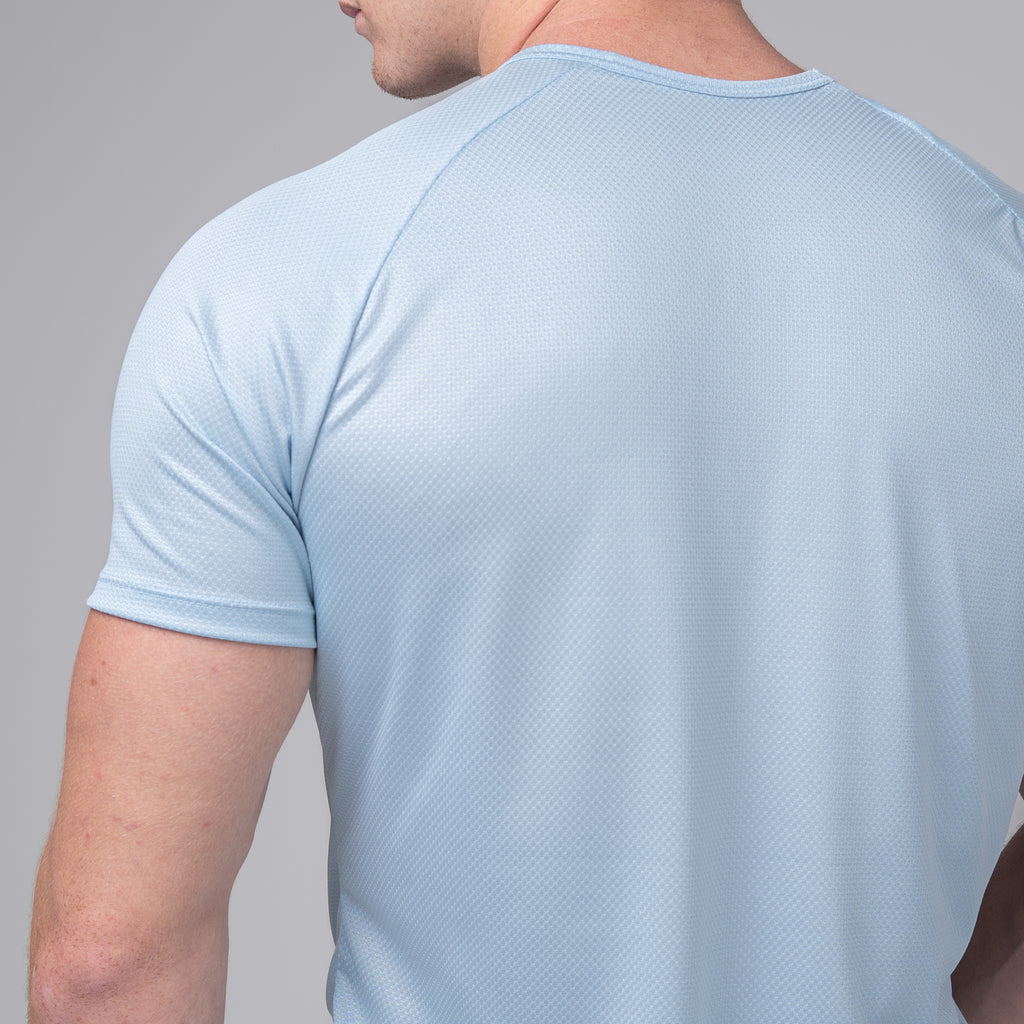 Camiseta Dry Fit Parallel Line Azul Céu