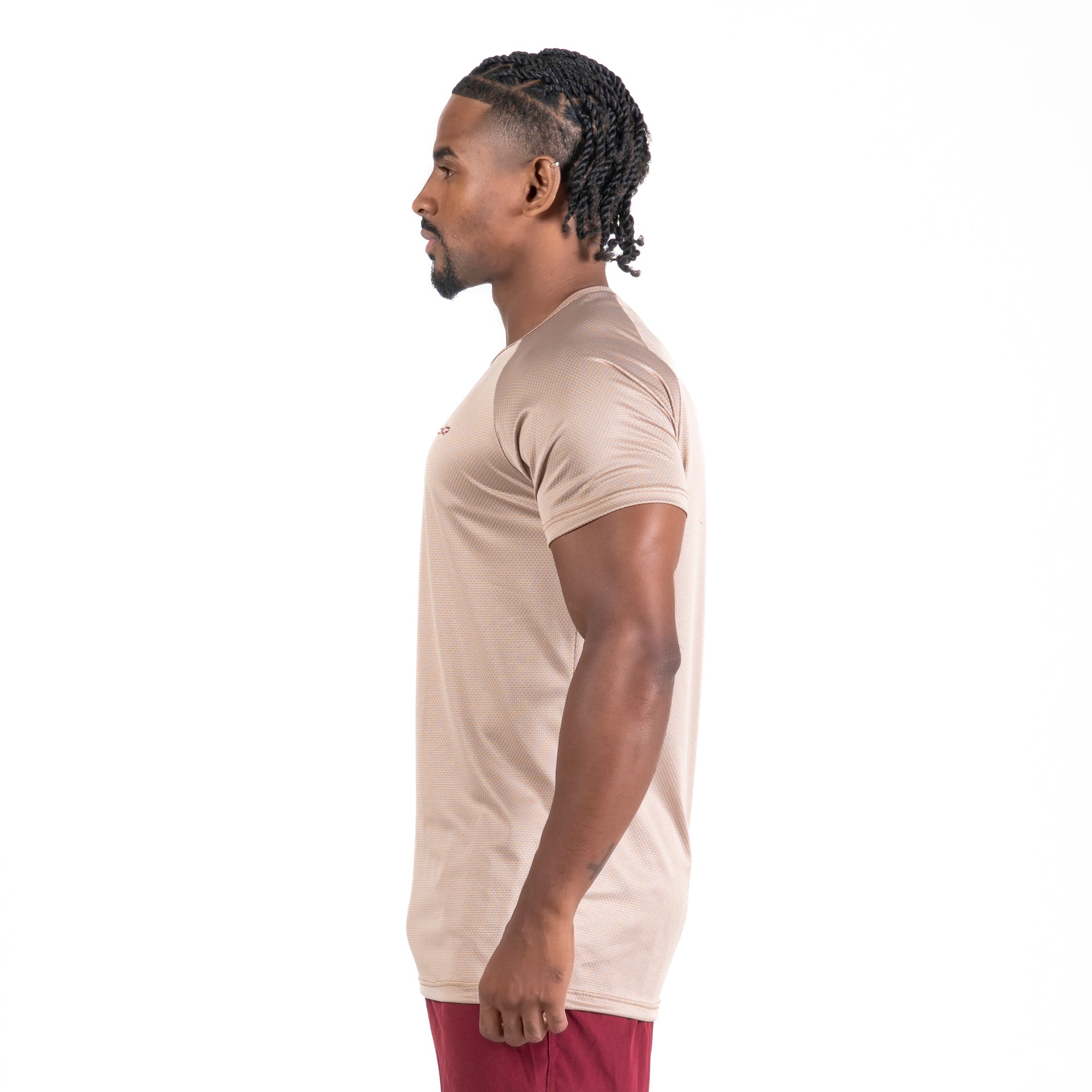 Camiseta Dry Fit Parallel Line Caqui Monk