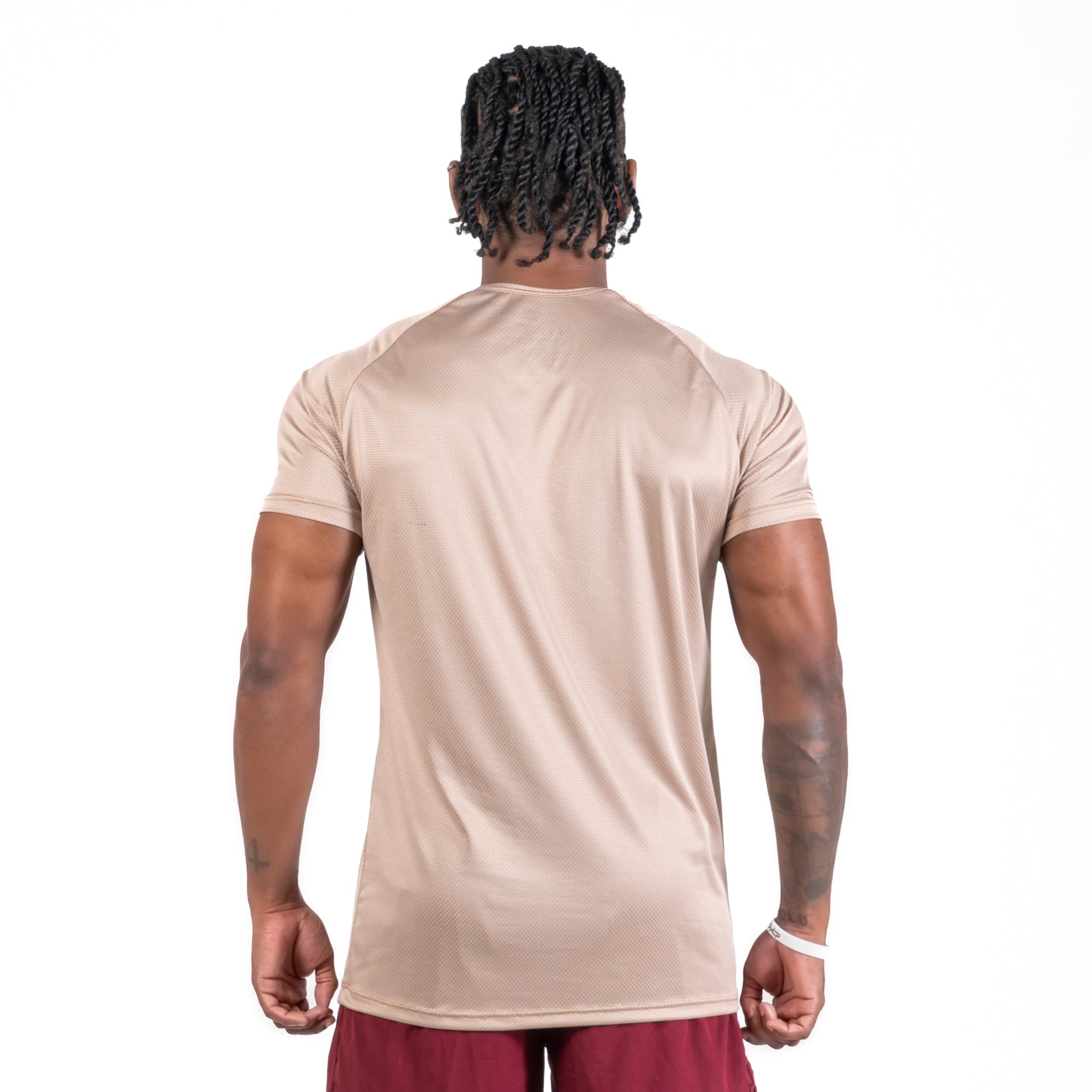 Camiseta Dry Fit Parallel Line Caqui Monk