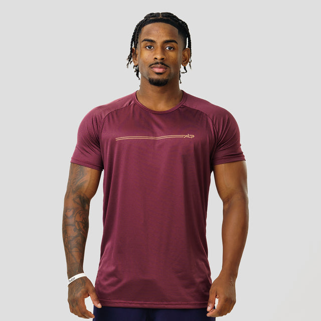 Camiseta Dry Fit Parallel Line Carmesim