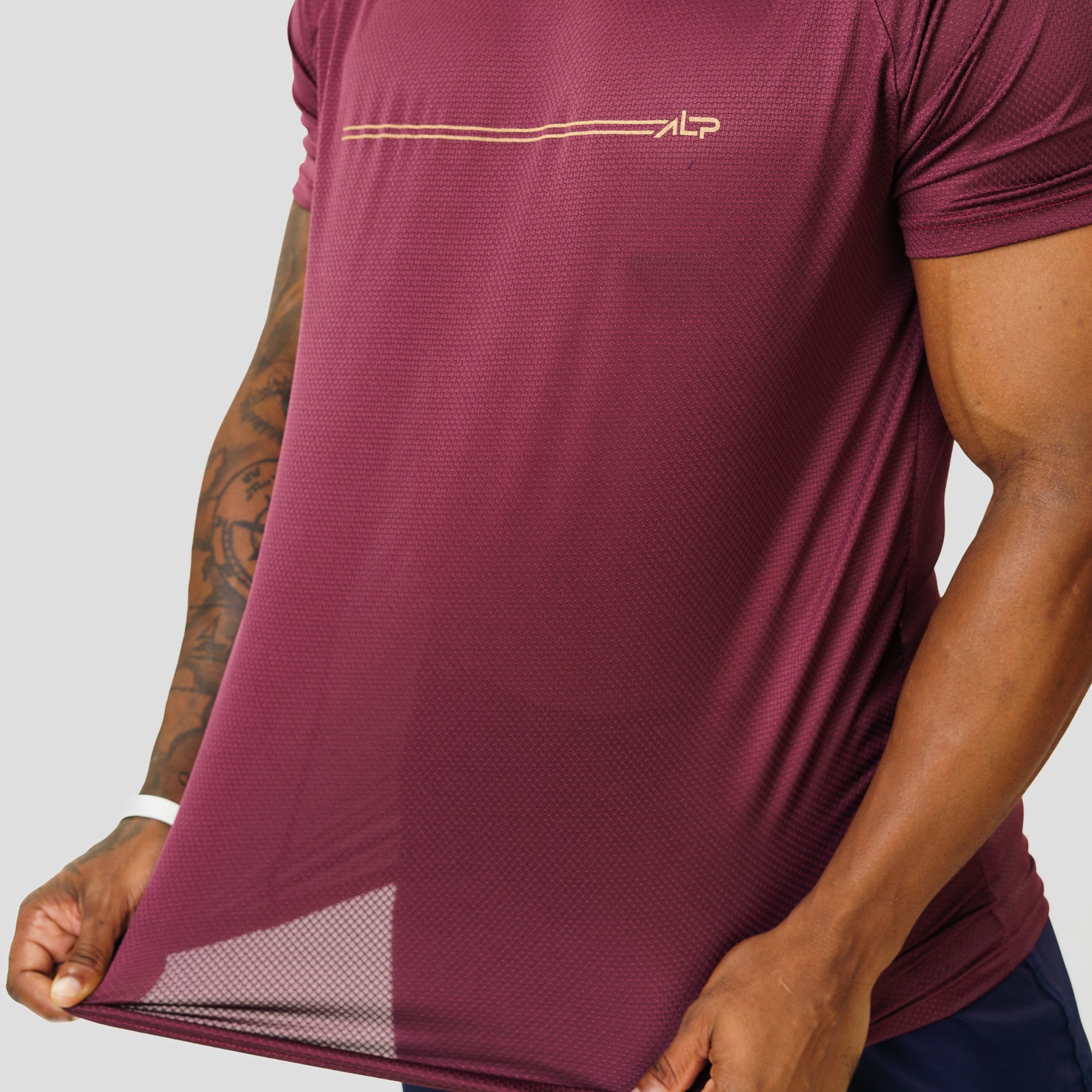 Camiseta Dry Fit Parallel Line Carmesim