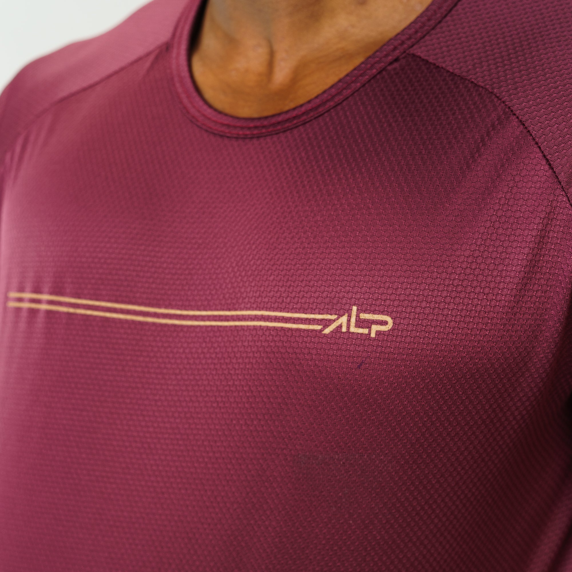 Camiseta Dry Fit Parallel Line Carmesim