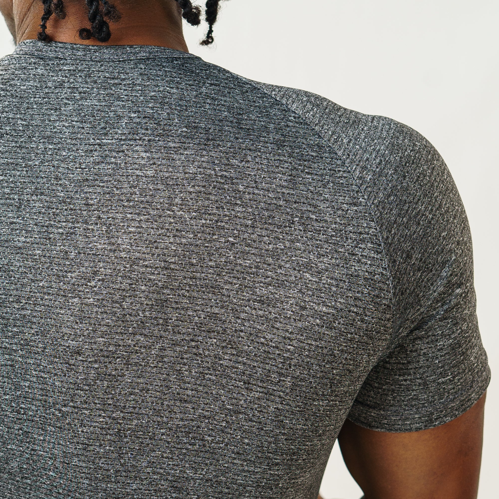 Camiseta Dry Fit Parallel Line Chumbo