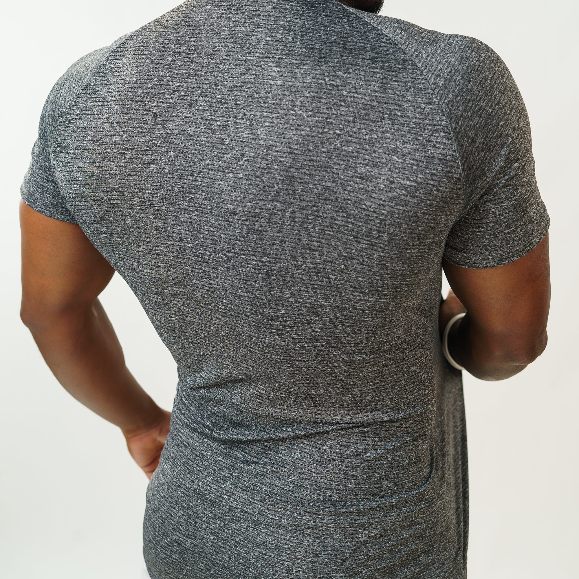 Camiseta Dry Fit Parallel Line Chumbo