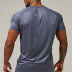 Camiseta Dry Fit Parallel Line Cinza Sombra