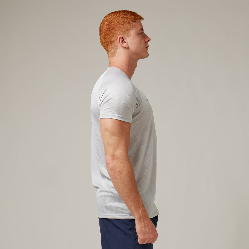 Camiseta Dry Fit Parallel Line Cinzinho