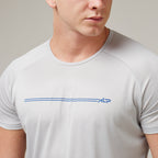Camiseta Dry Fit Parallel Line Cinzinho