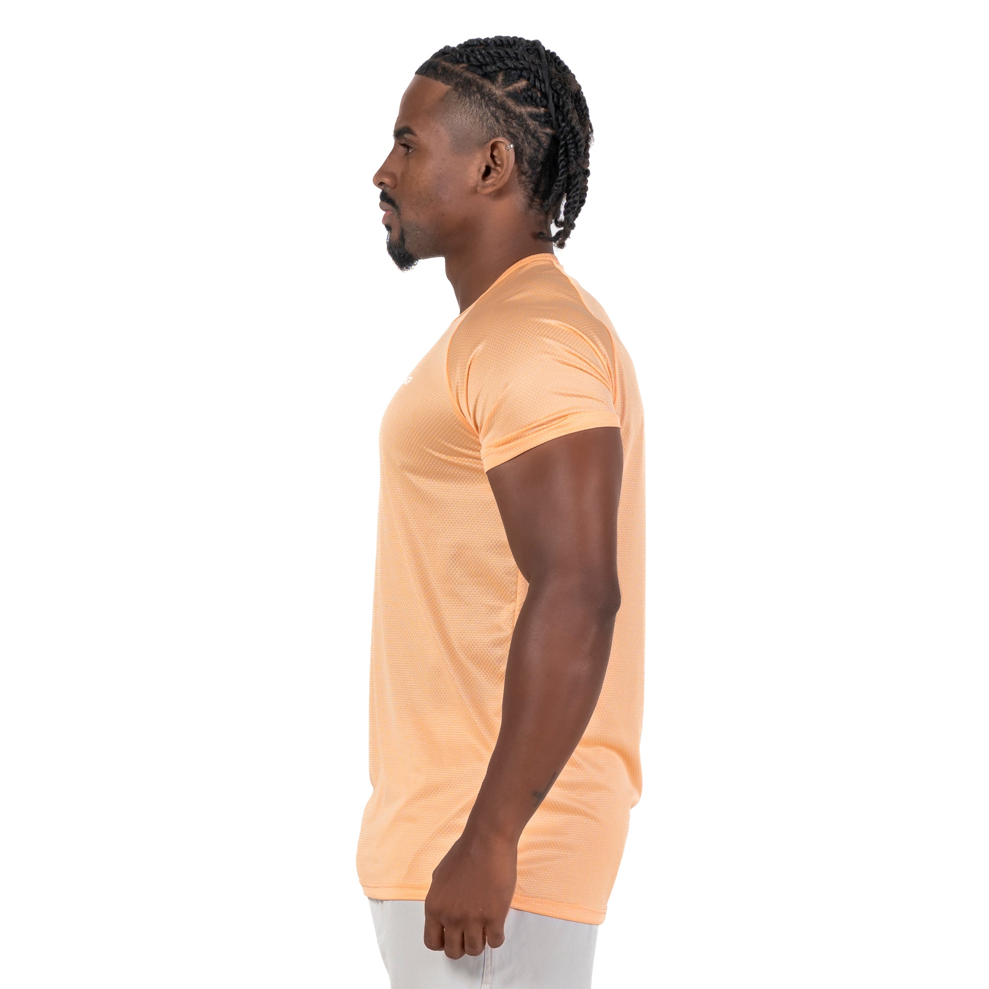 Camiseta Dry Fit Parallel Line Coral Suave