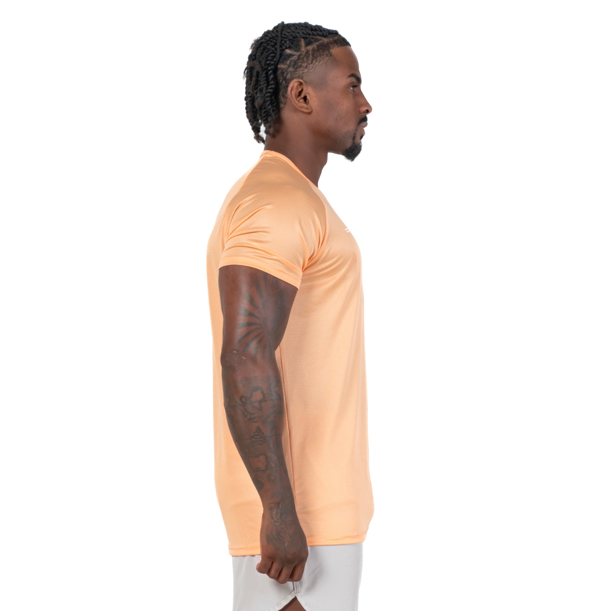Camiseta Dry Fit Parallel Line Coral Suave