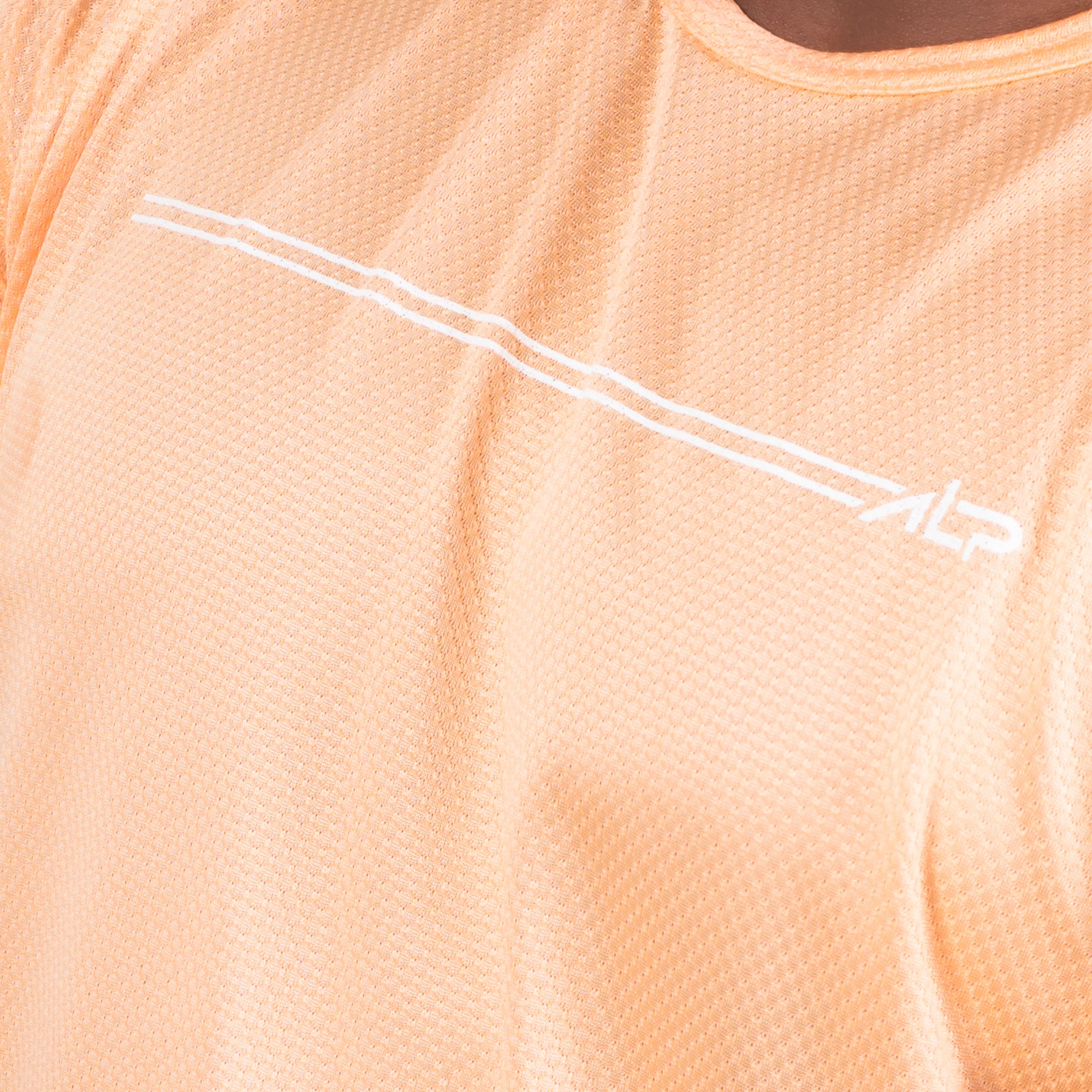 Camiseta Dry Fit Parallel Line Coral Suave
