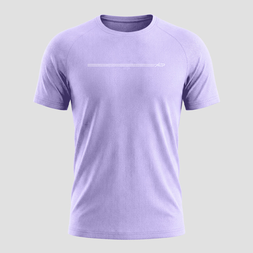 Camiseta Dry Fit Parallel Line Lilás Malva