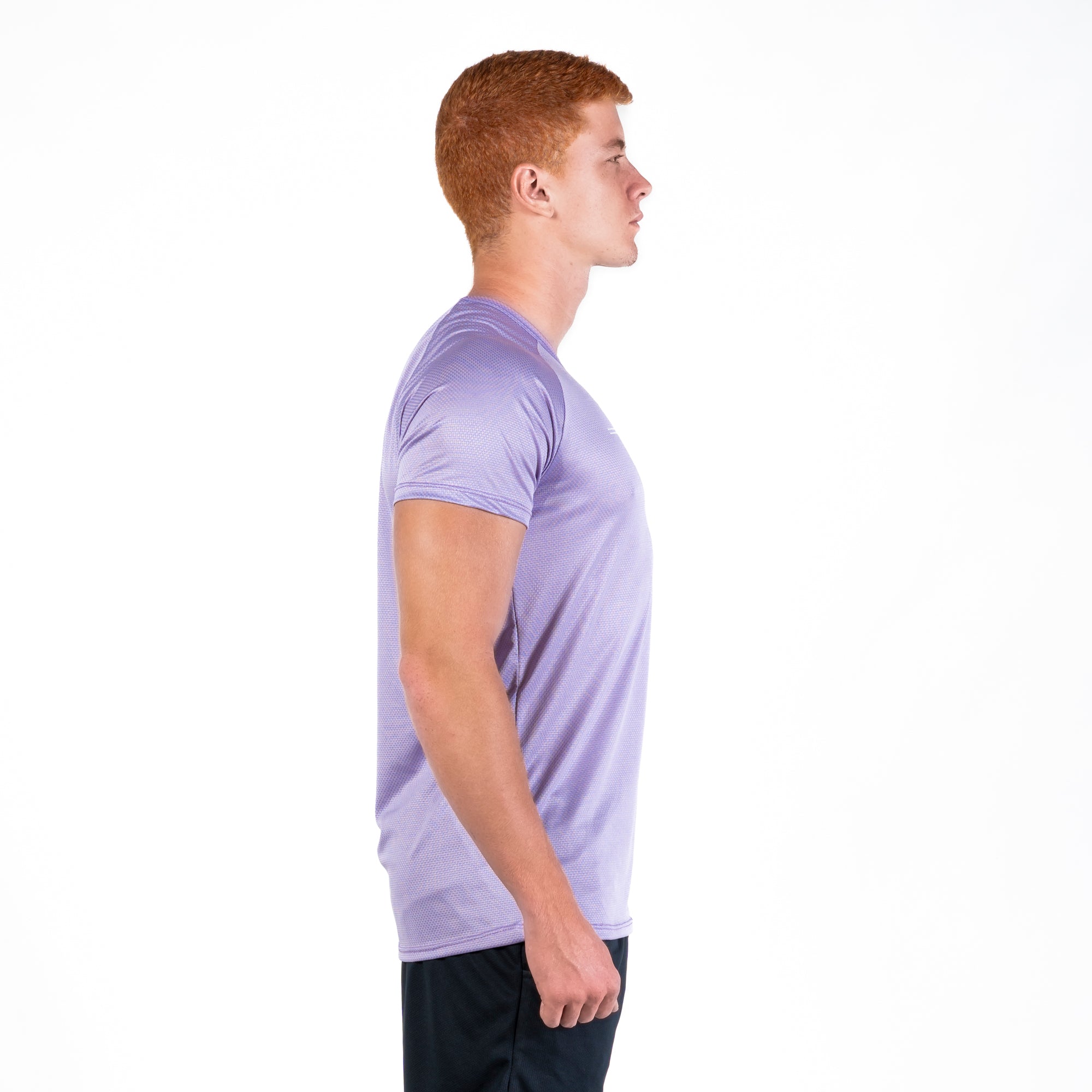 Camiseta Dry Fit Parallel Line Lilás Malva