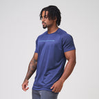 Camiseta Dry Fit Parallel Line Marinho Ashir