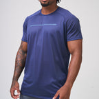 Camiseta Dry Fit Parallel Line Marinho Ashir