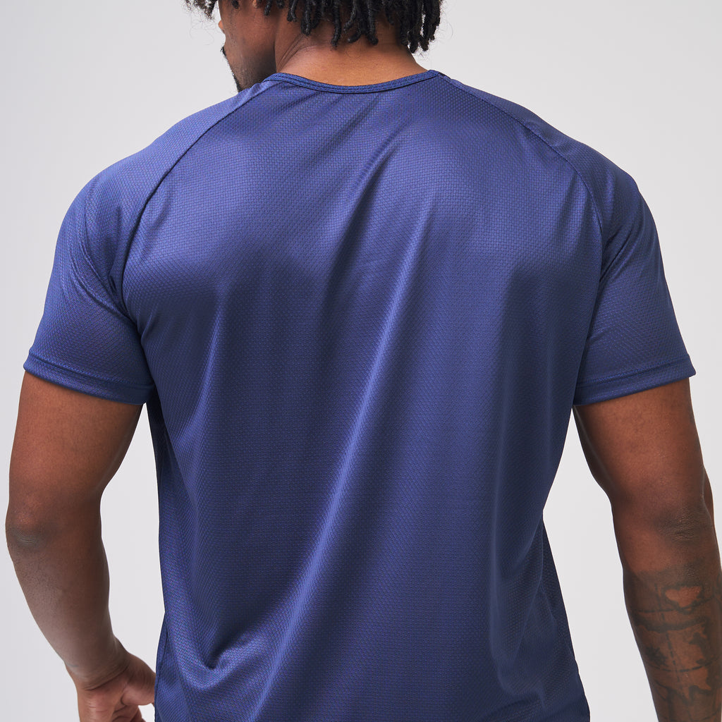 Camiseta Dry Fit Parallel Line Marinho Ashir