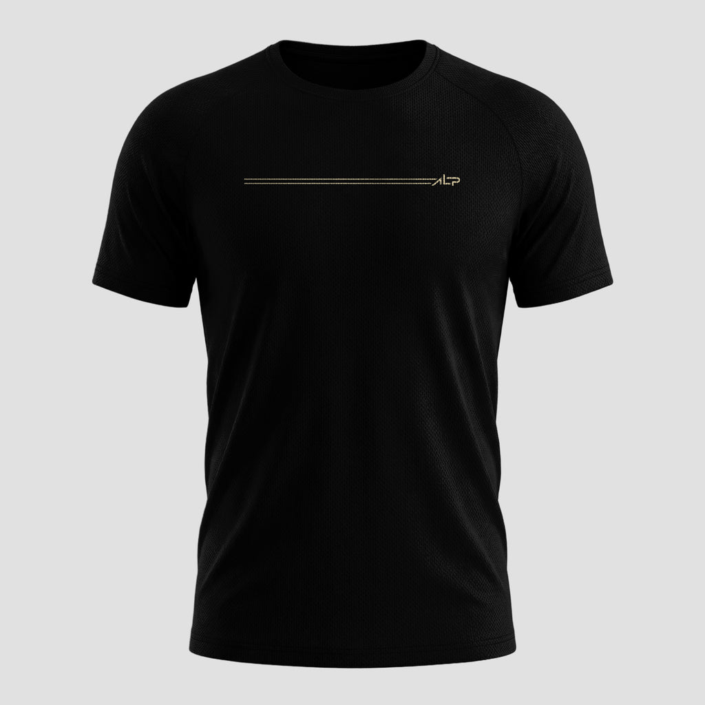 Camiseta Dry Fit Parallel Line Preto
