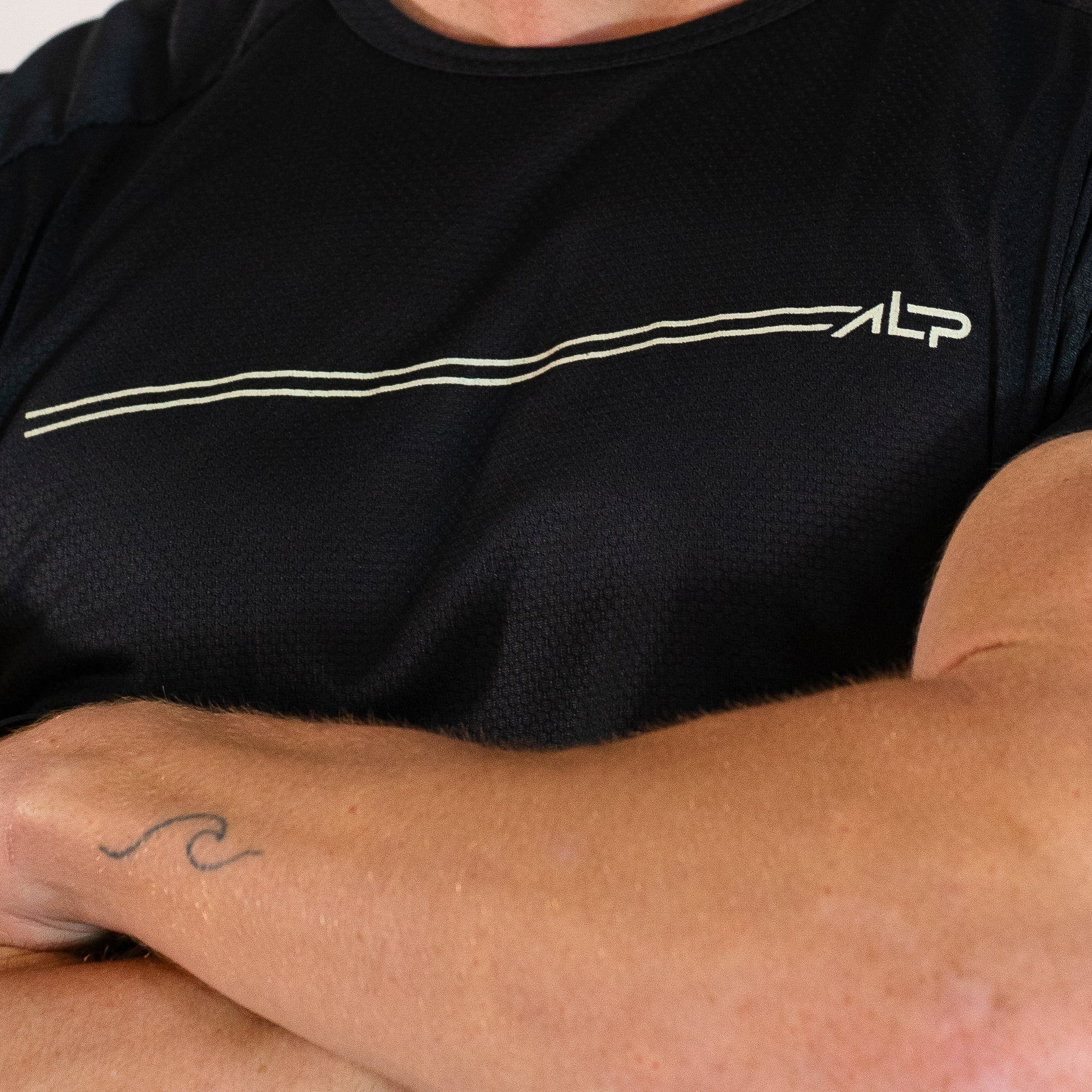 Camiseta Dry Fit Parallel Line Preto