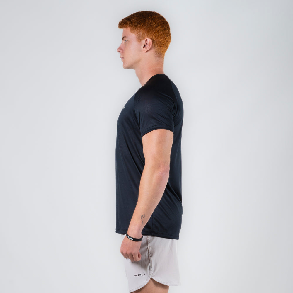 Camiseta Dry Fit Parallel Line Preto