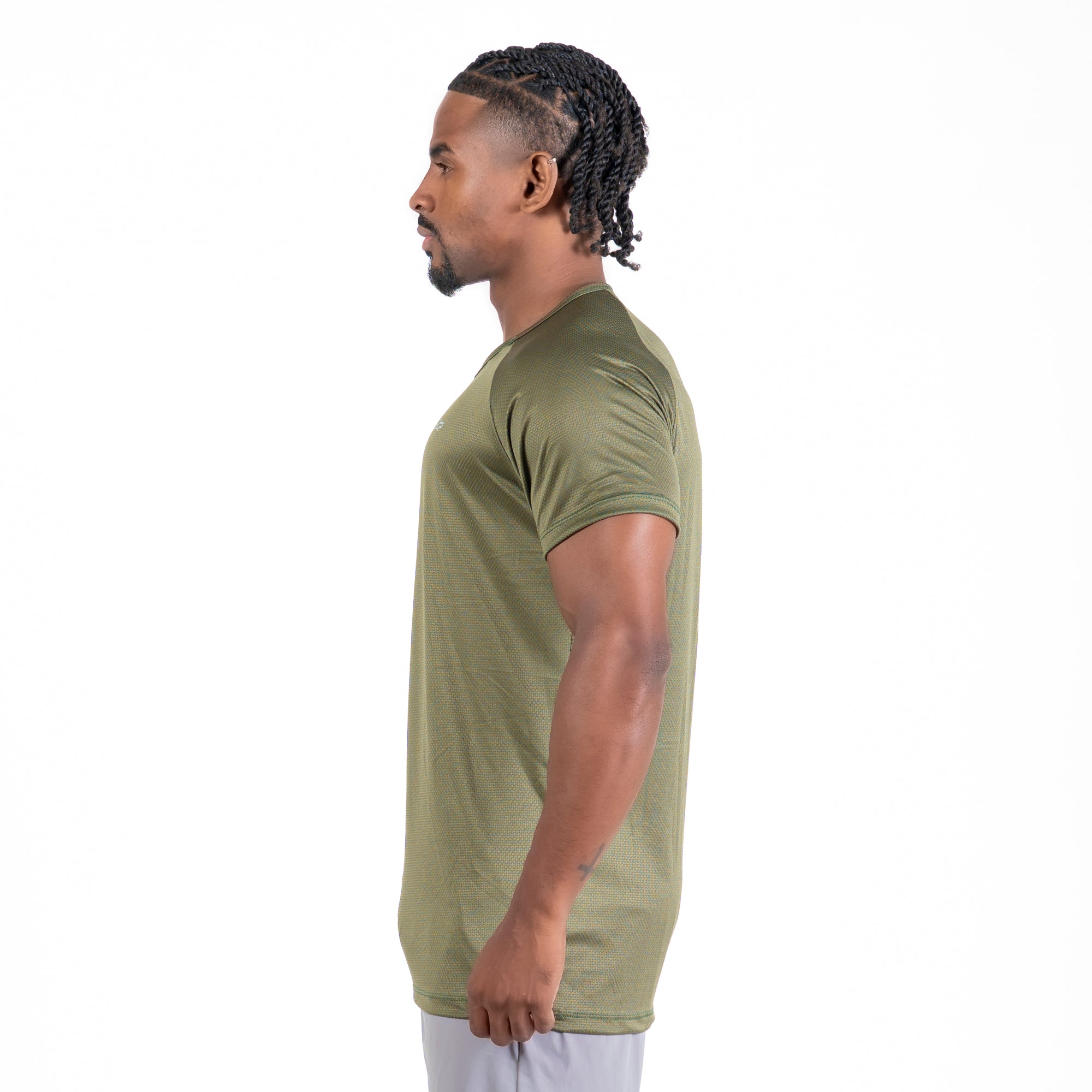 Camiseta Dry Fit Parallel Line Verde Uva