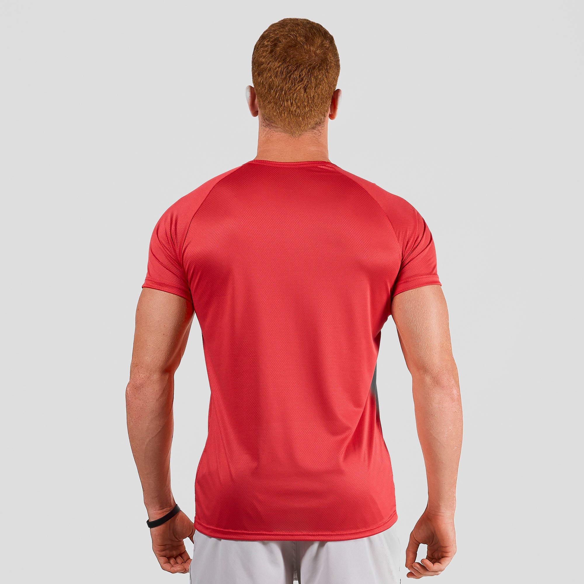 Camiseta Dry Fit Parallel Line Vermelho Acerola