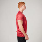 Camiseta Dry Fit Parallel Line Vermelho Mercúrio