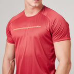 Camiseta Dry Fit Parallel Line Vermelho Mercúrio