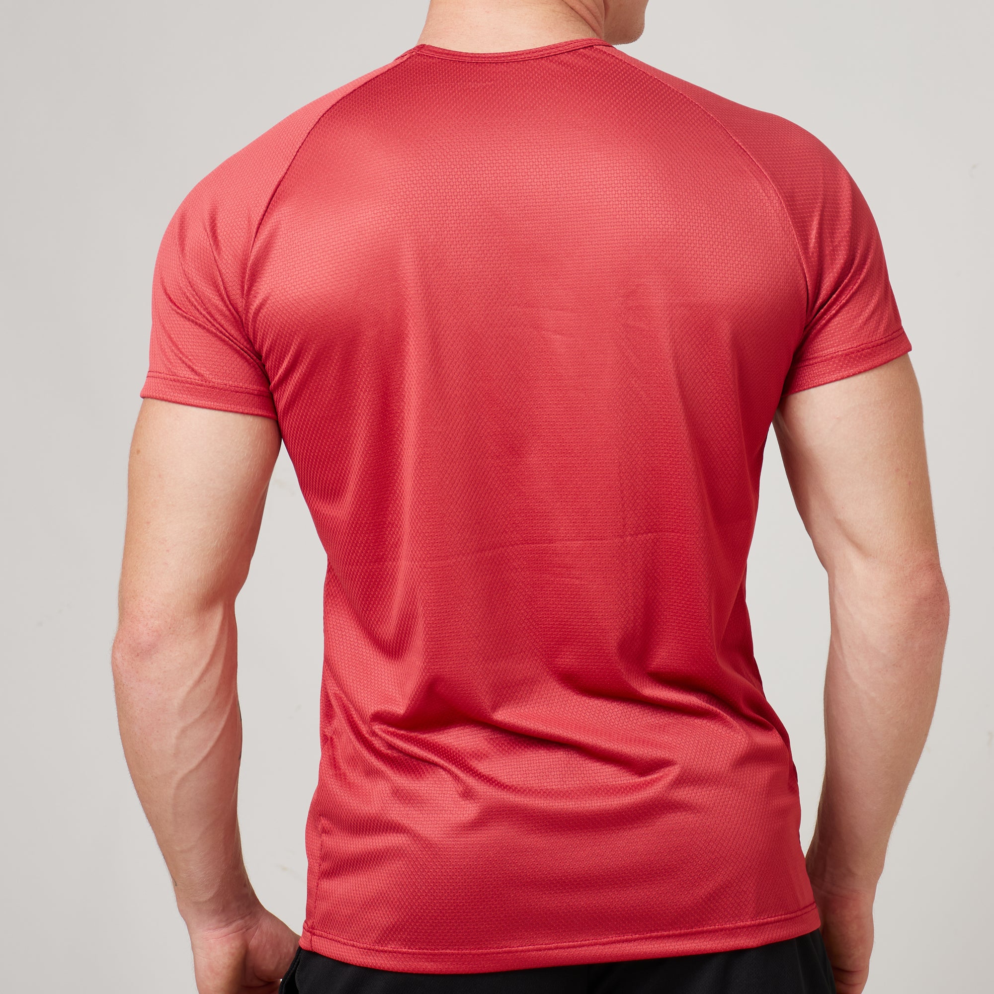 Camiseta Dry Fit Parallel Line Vermelho Mercúrio