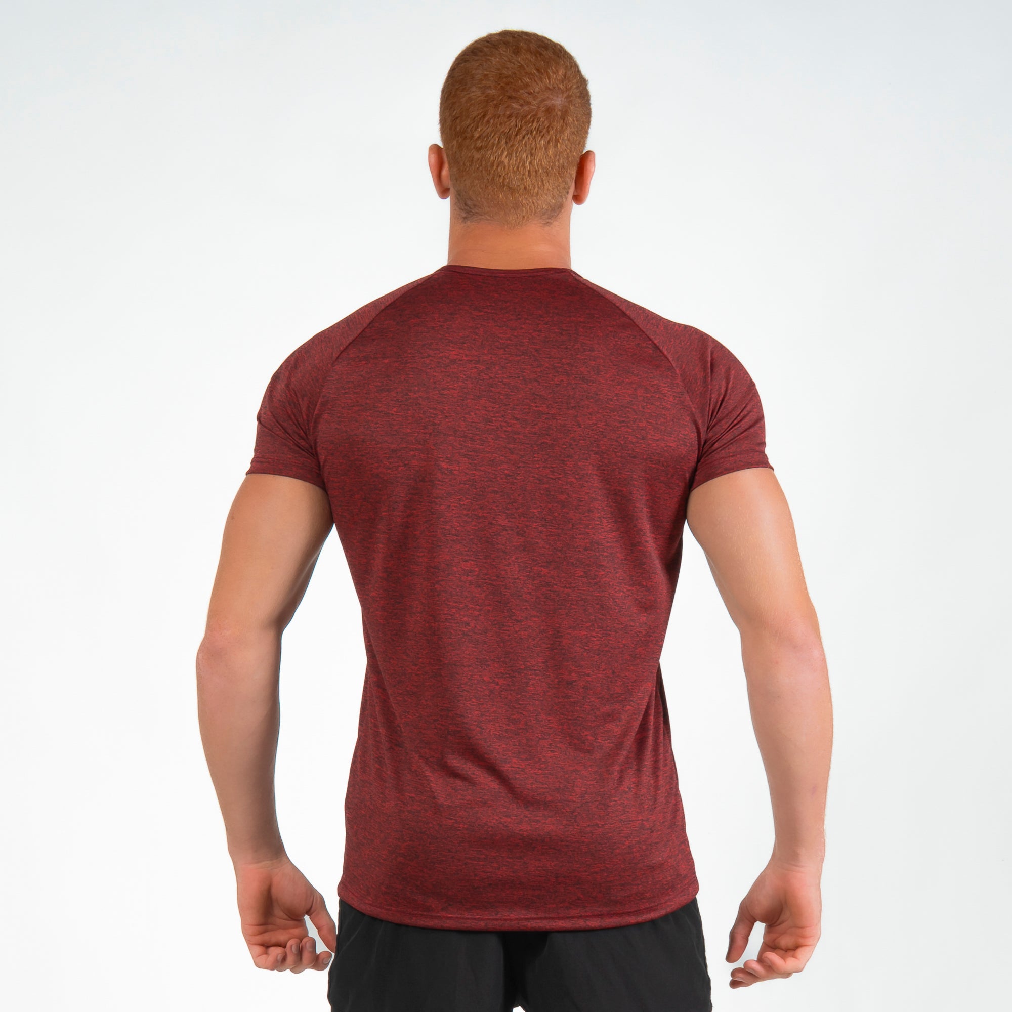 Camiseta Dry Fit Perspective Mescla Vermelho