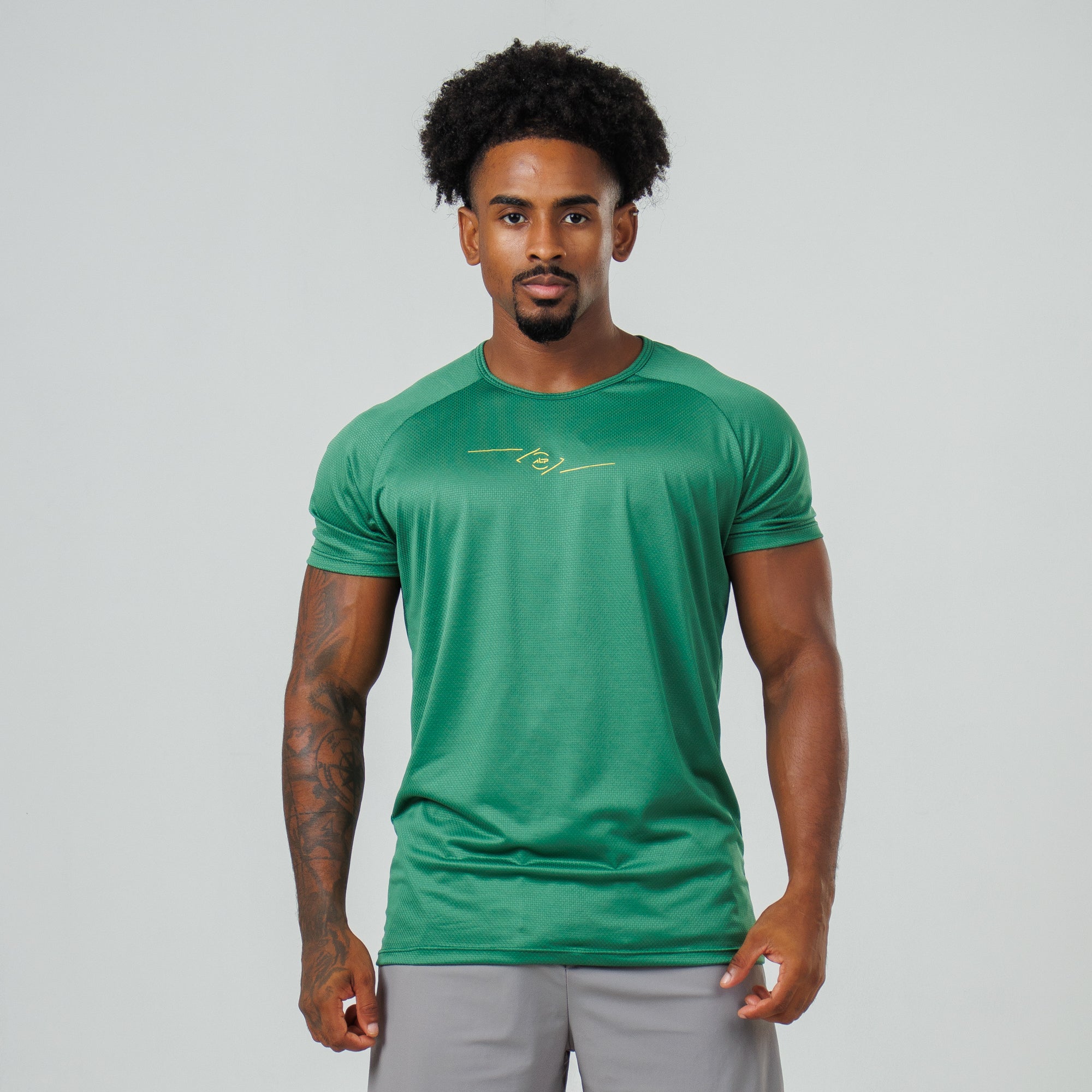 Camiseta Dry Fit Progresso Verde Grama